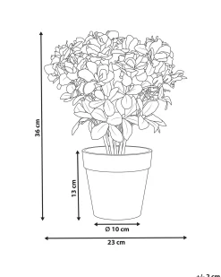 Kunstig plante NOVELLA 36 cm Hvid