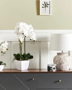 Kunstig plante ORCHID 59 cm Hvid