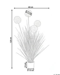 Kunstig plante SNOWBALL BUSH 120 cm Lyserød