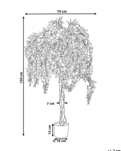 Kunstig plante WISTERIA TREE 150 cm Grøn