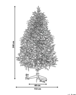Kunstigt juletræ HUXLEY 240 cm Grøn
