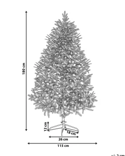 Kunstigt juletræ HUXLEY 180 cm Grøn