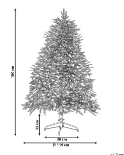 Kunstigt juletræ LED FIDDLE 180 cm Grøn