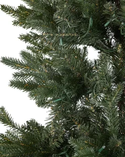 Kunstigt juletræ LED FIDDLE 210 cm Grøn