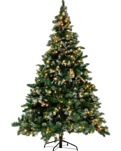 Kunstigt juletræ LED PALOMAR 210 cm Grøn