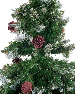 Kunstigt juletræ LED PALOMAR 210 cm Grøn