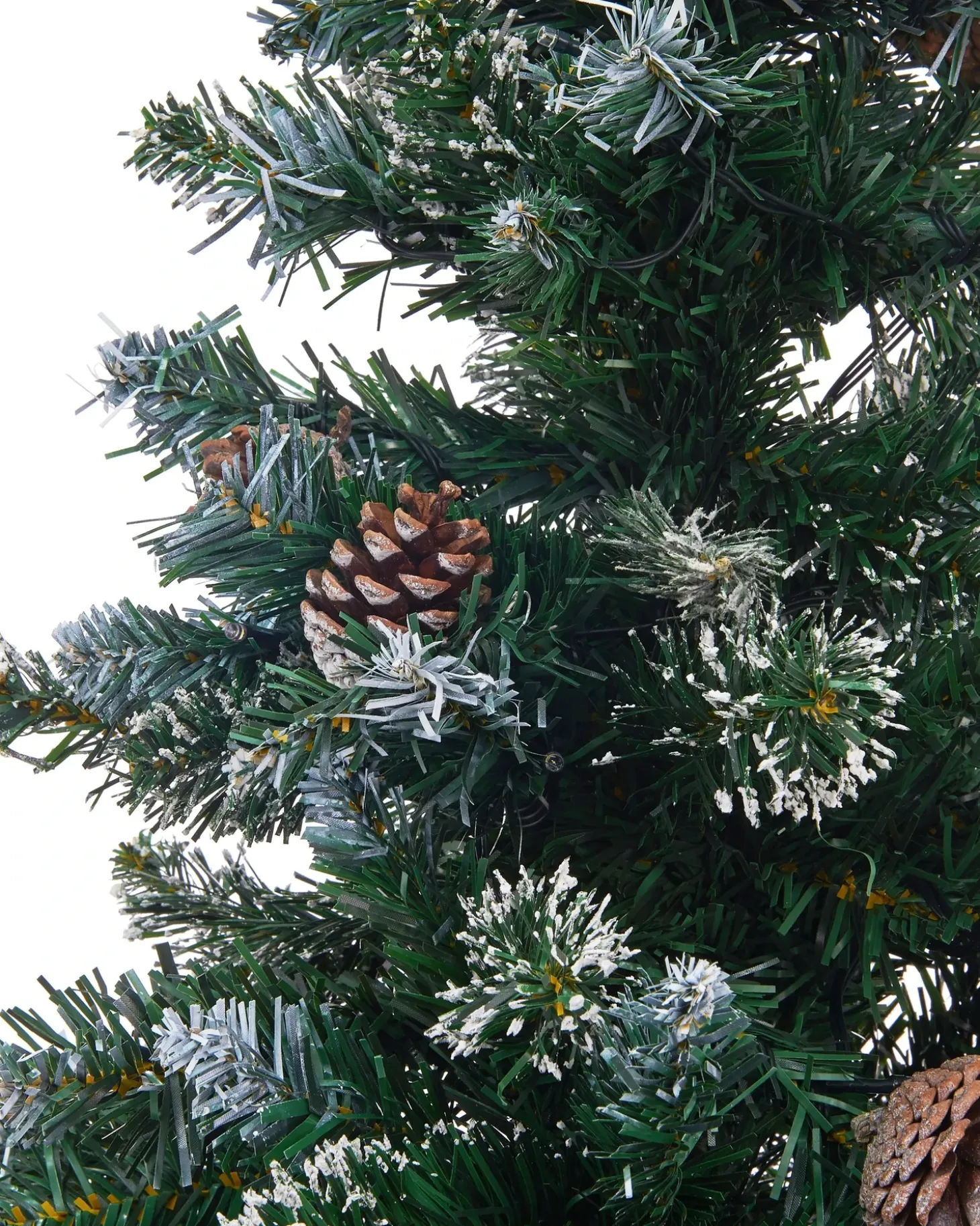 Kunstigt juletræ LED PALOMAR 120 cm Mørkegrøn