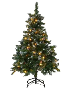 Kunstigt juletræ LED PALOMAR 120 cm Mørkegrøn