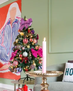 Kunstigt juletræ LED PALOMAR 120 cm Mørkegrøn