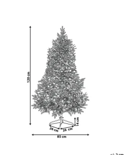 Kunstigt juletræ LED PALOMAR 120 cm Mørkegrøn