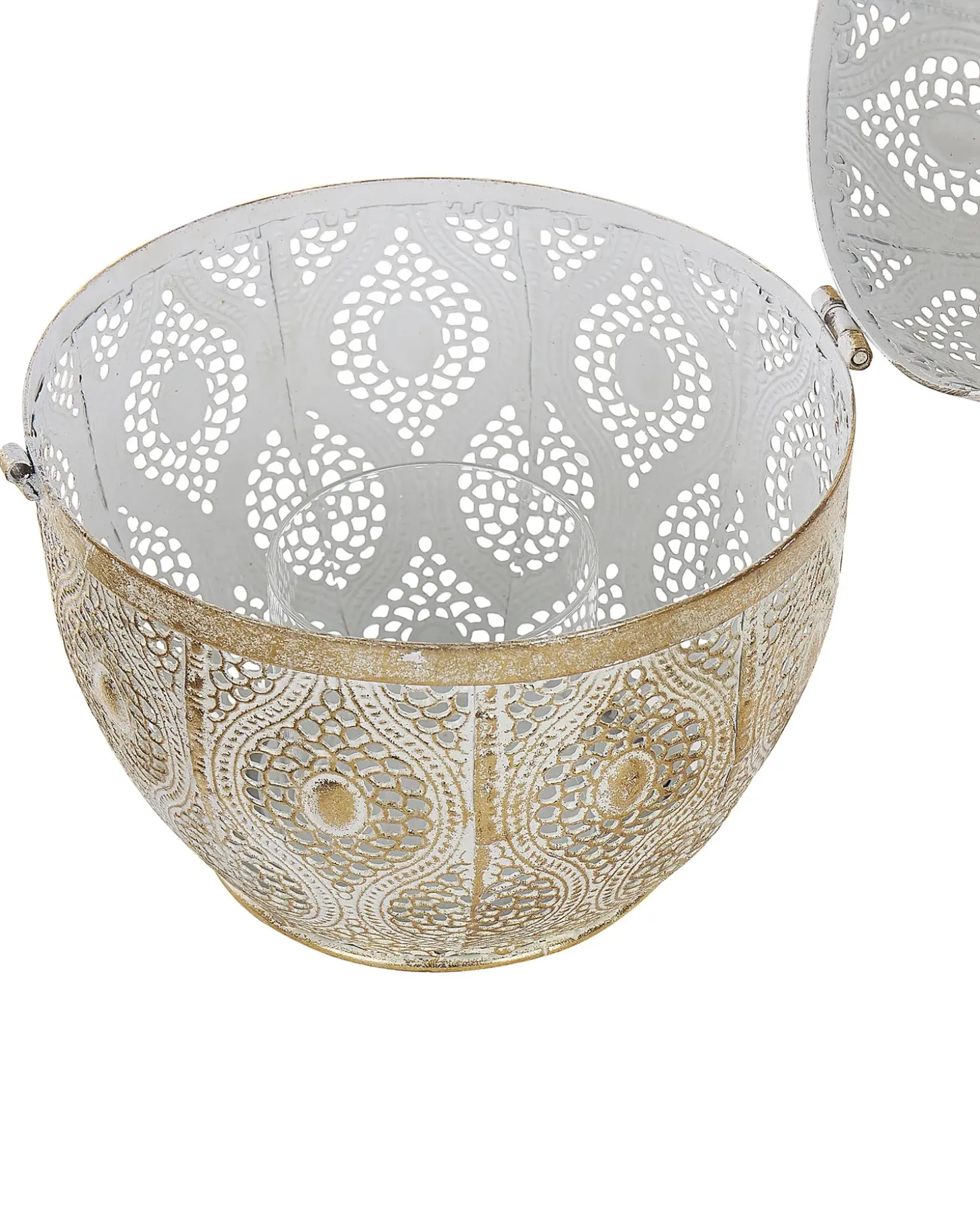 Lanterne AMORGOS Metal 34 cm Guld