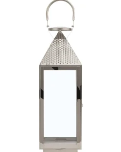 Lanterne BALI Rustfrit stål 55 cm Sølv