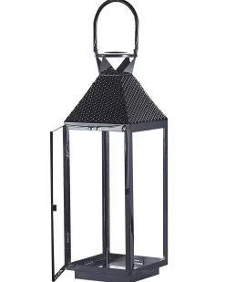 Lanterne BALI Rustfrit stål 54 cm Sort
