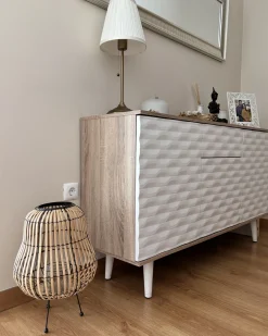 Lanterne BERKNER Piletræ 44 cm Naturlig