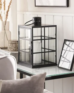 Lanterne BINTAN Metal 33 cm Sort