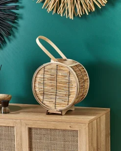 Lanterne BISTAL Rattan 30 cm Naturlig