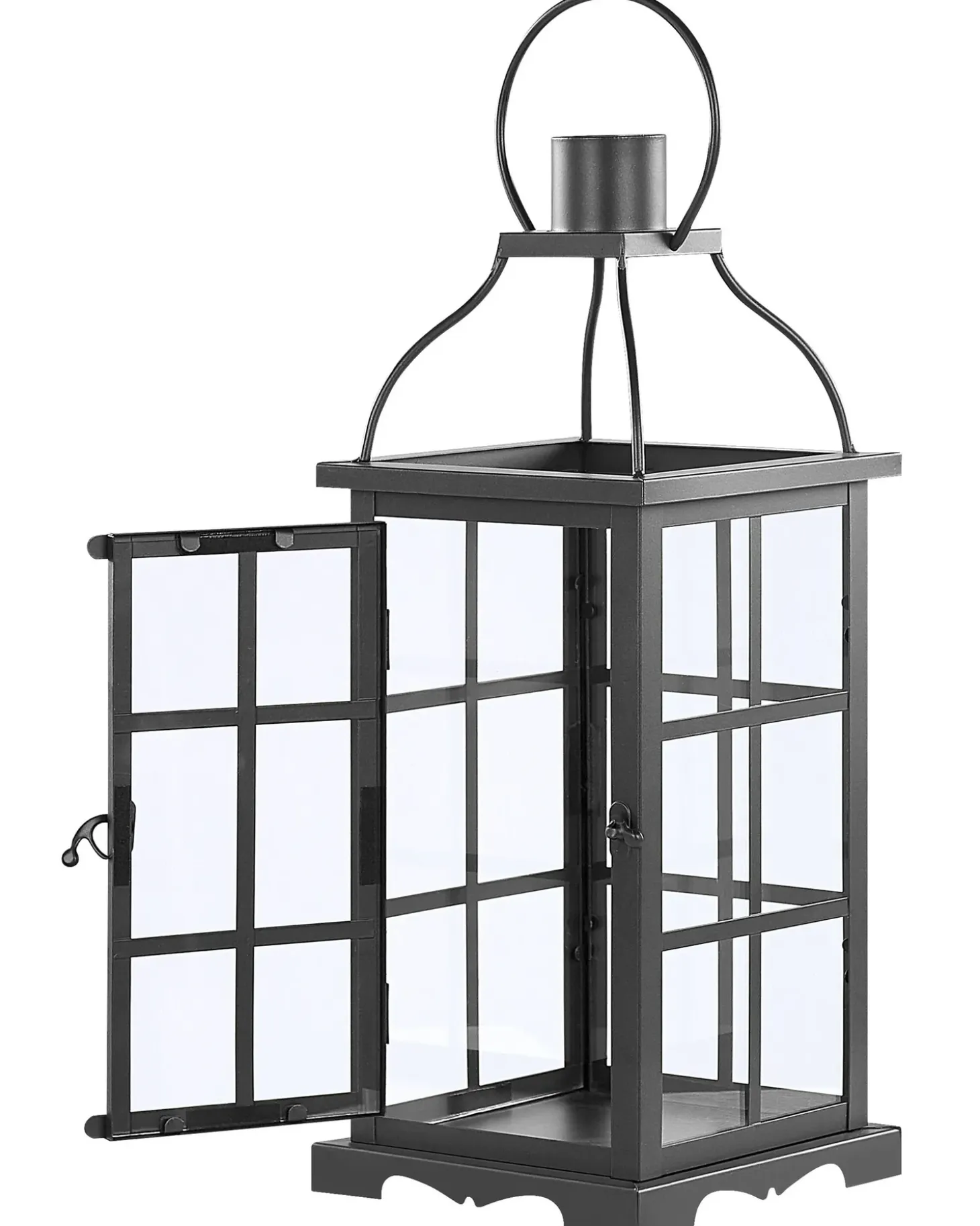 Lanterne CLARA Metal 42 cm Sort