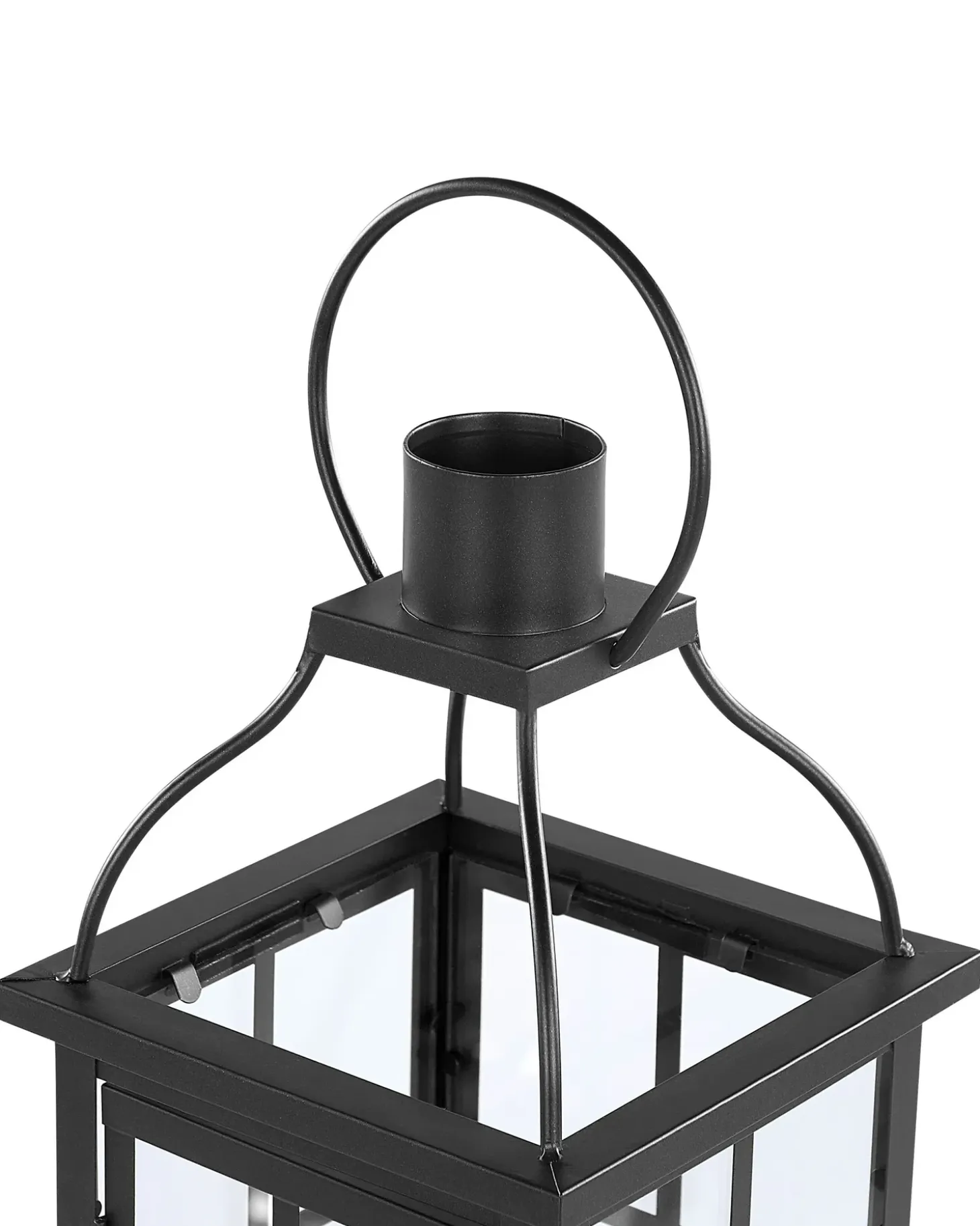 Lanterne CLARA Metal 52 cm Sort