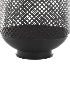 Lanterne CORON Metal 34 cm Sort