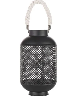Lanterne CORON Metal 34 cm Sort