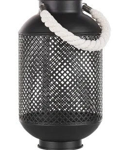 Lanterne CORON Metal 34 cm Sort