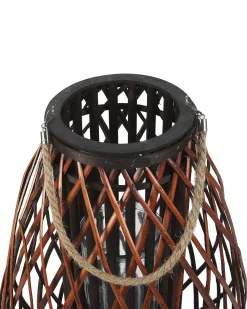Lanterne KIUSIU Piletræ 60 cm Brun