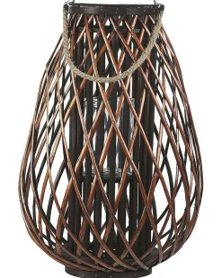 Lanterne KIUSIU Piletræ 60 cm Brun
