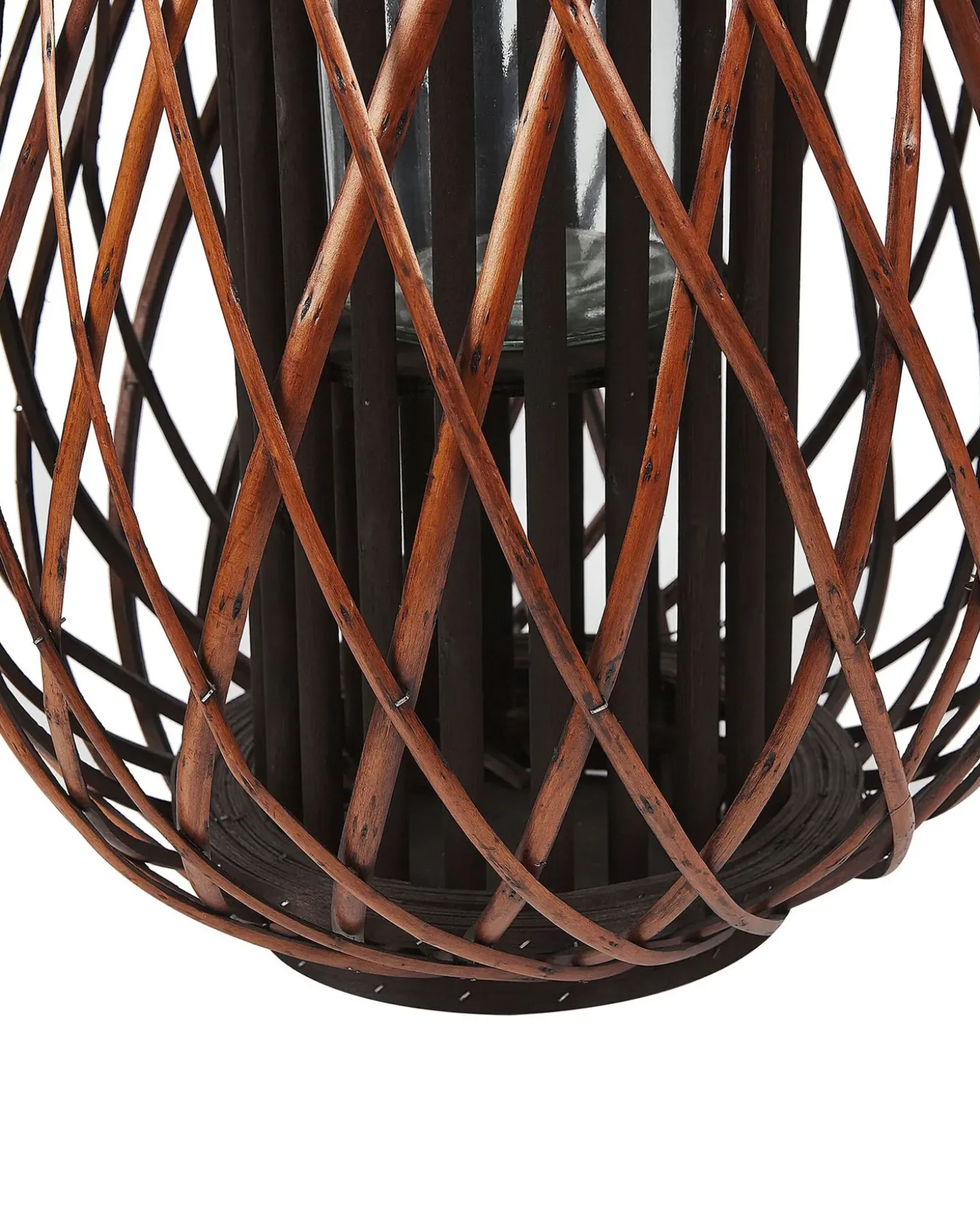 Lanterne KIUSIU Piletræ 60 cm Brun