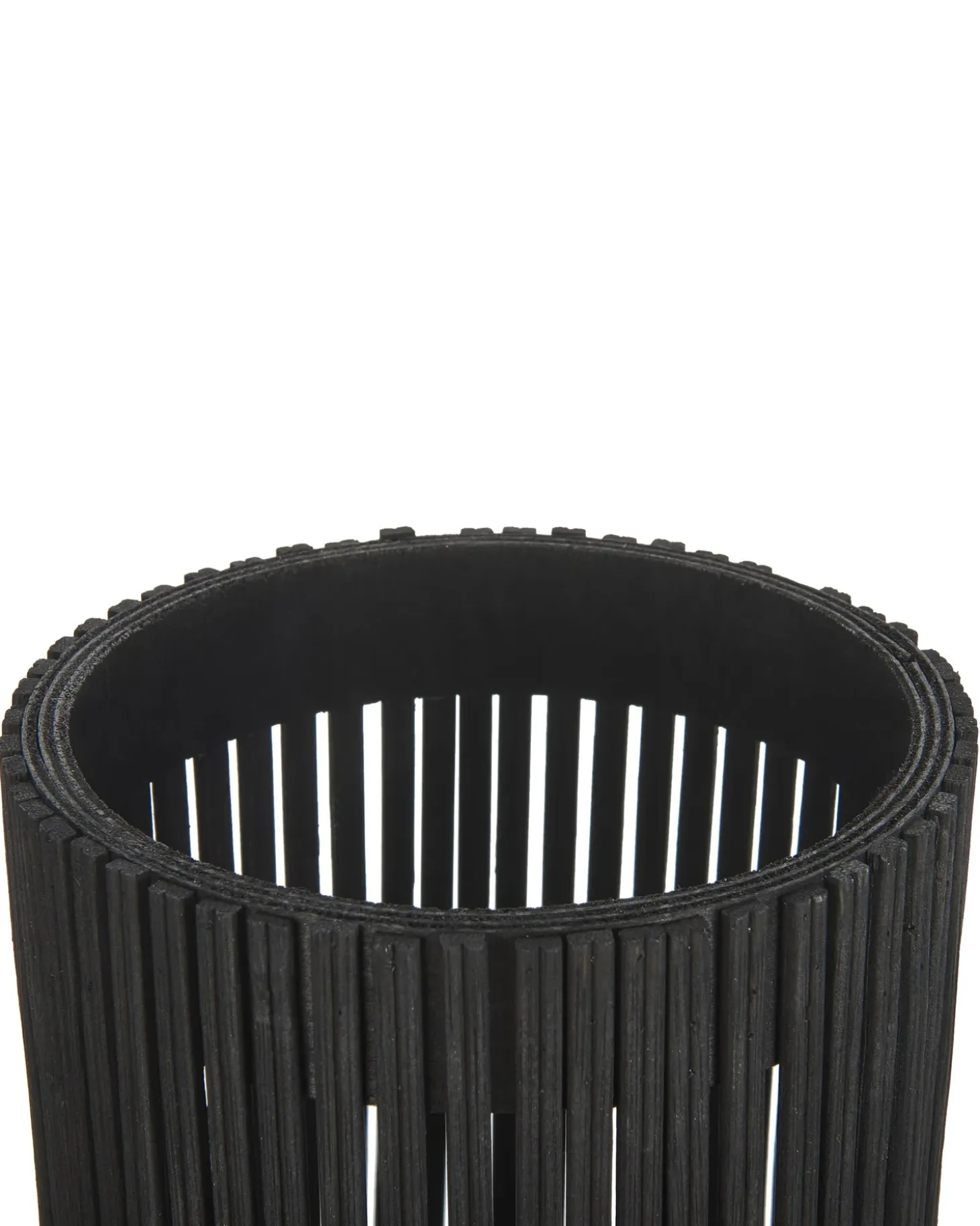 Lanterne LEYTE Bambus 58 cm Sort