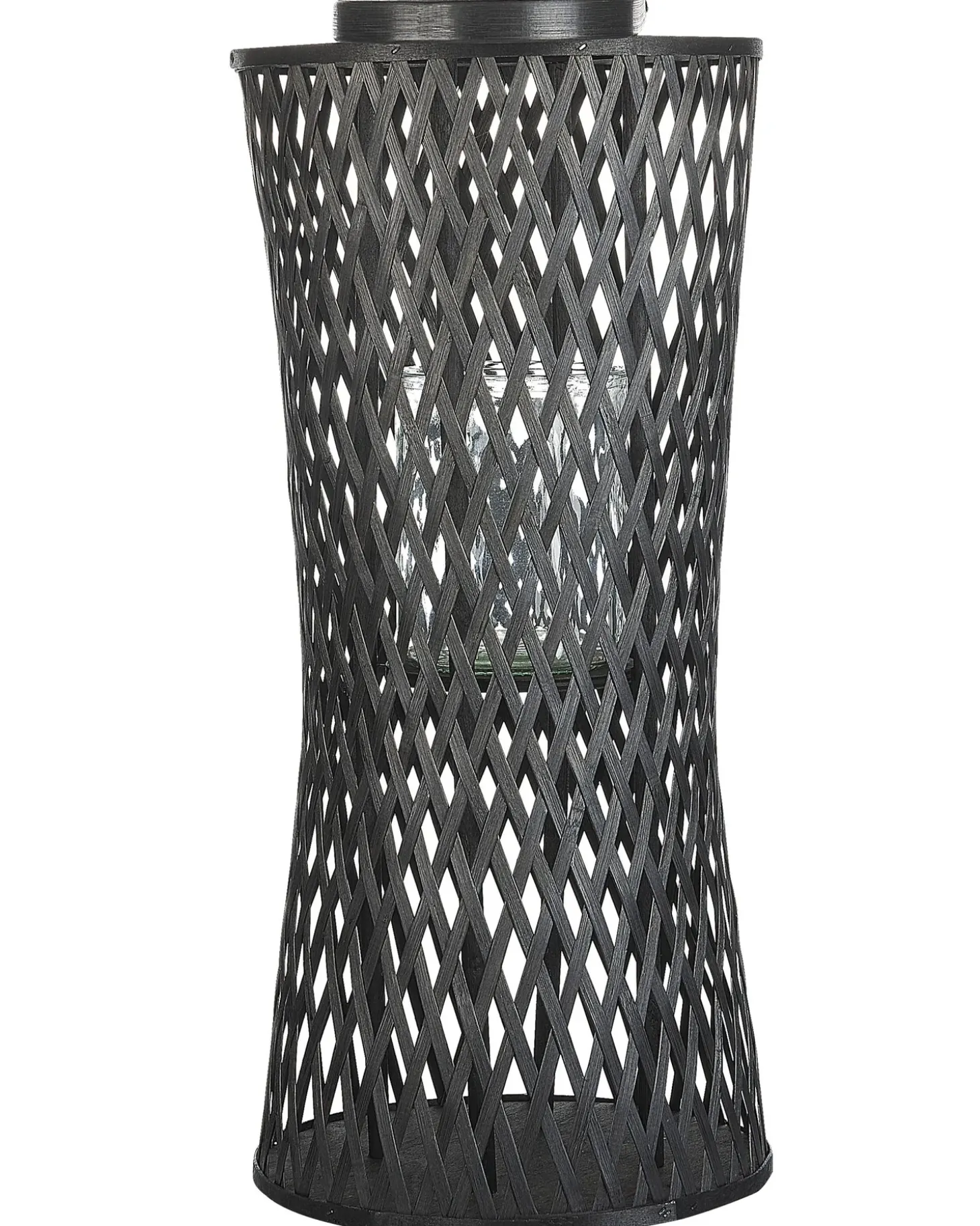 Lanterne MACTAN Bambus 58 cm Sort