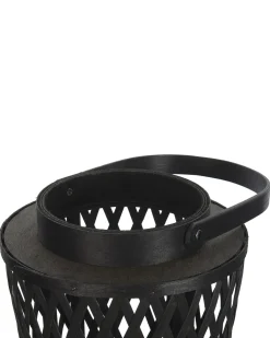 Lanterne MACTAN Bambus 38 cm Sort
