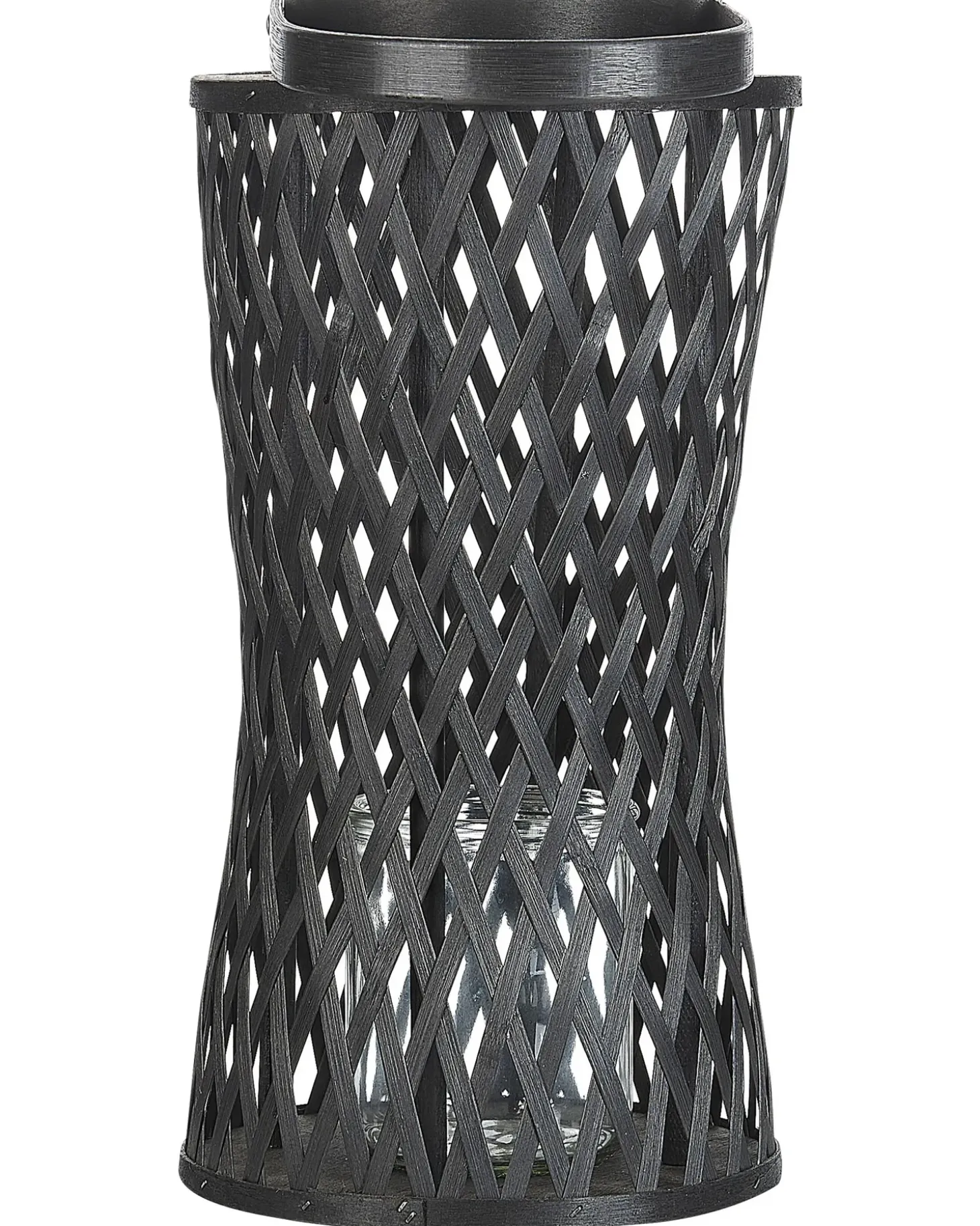 Lanterne MACTAN Bambus 38 cm Sort