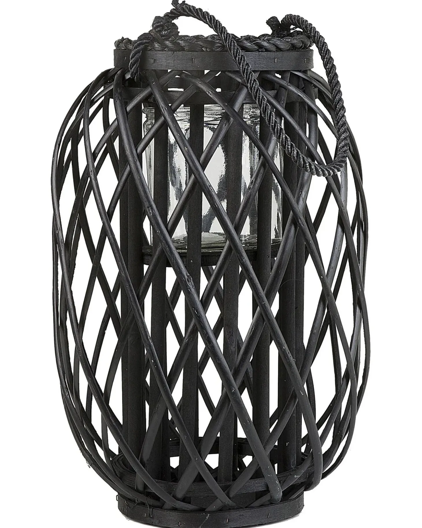 Lanterne MAURITIUS Piletræ 40 cm Sort