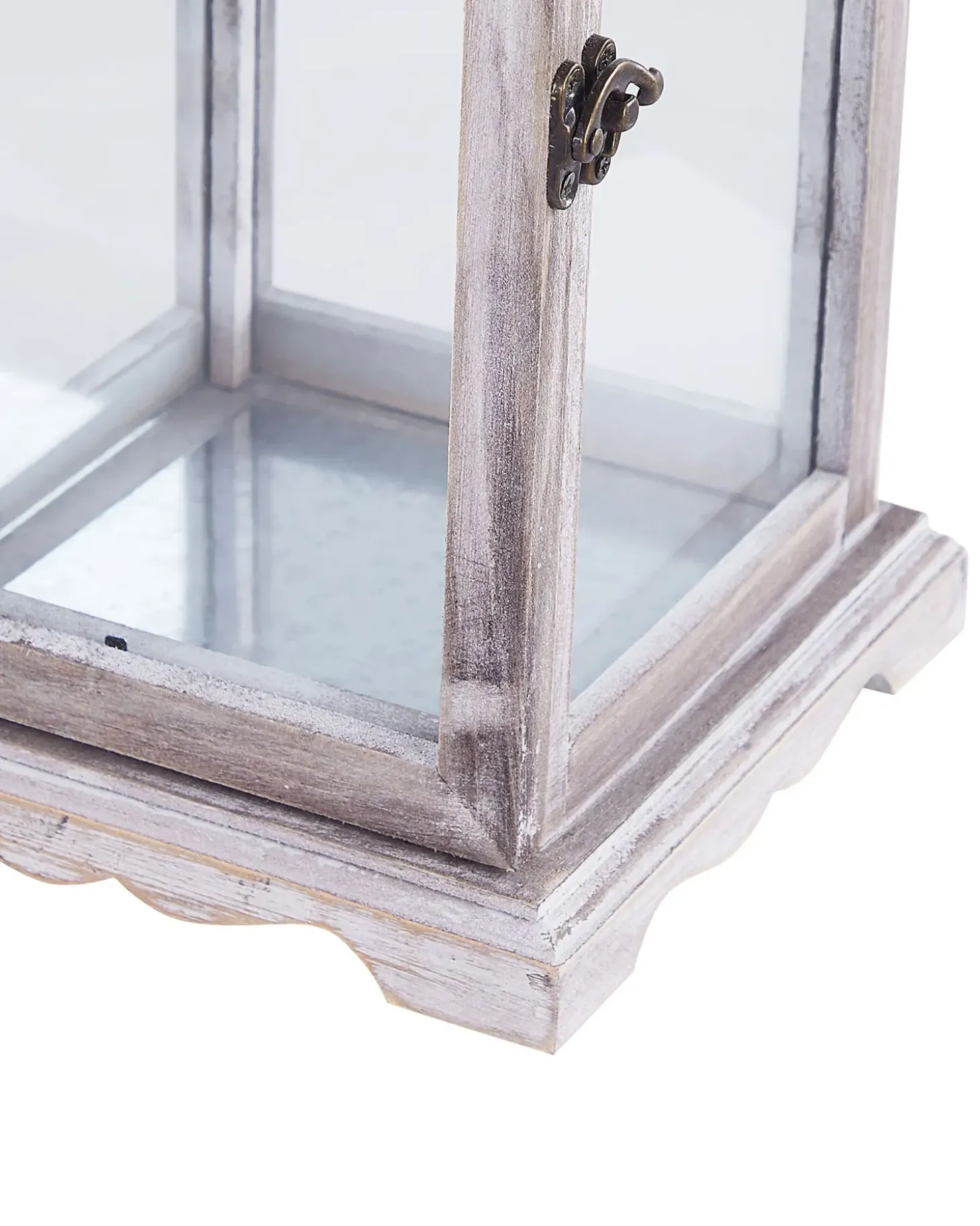 Lanterne SAMAR Fyretræ 47 cm Hvid