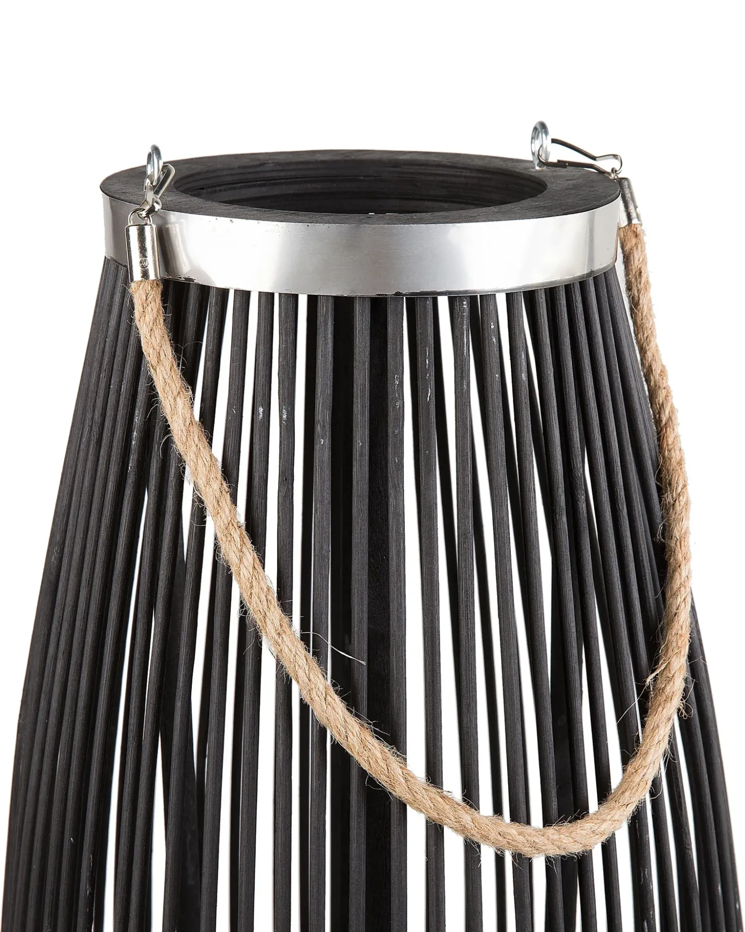 Lanterne TAHITI Bambus 84 cm Sort