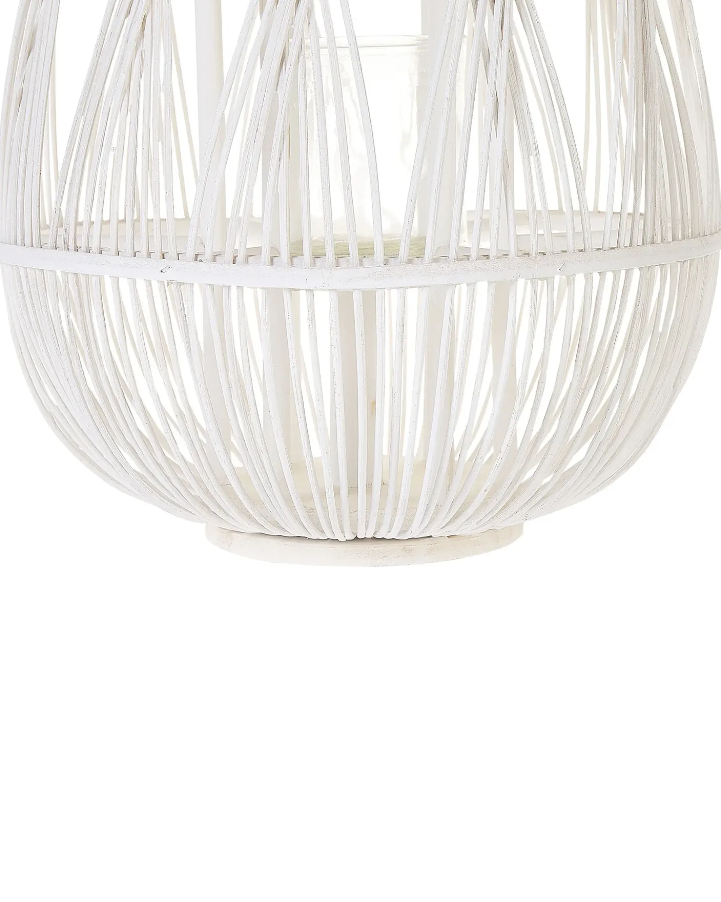 Lanterne TONGA Bambus 77 cm Hvid