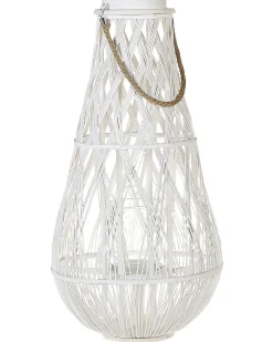 Lanterne TONGA Bambus 77 cm Hvid