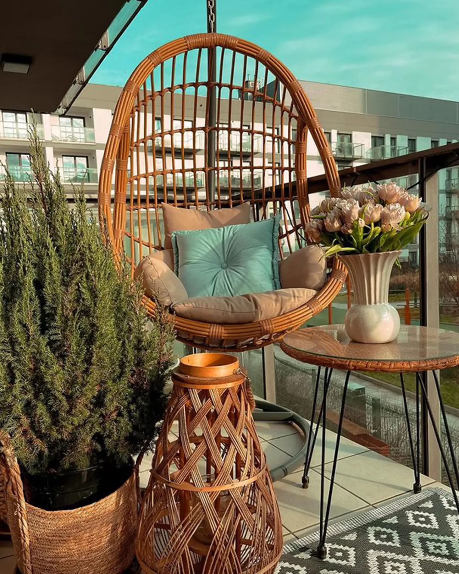 Lanterne TONGA Bambus 77 cm Naturlig