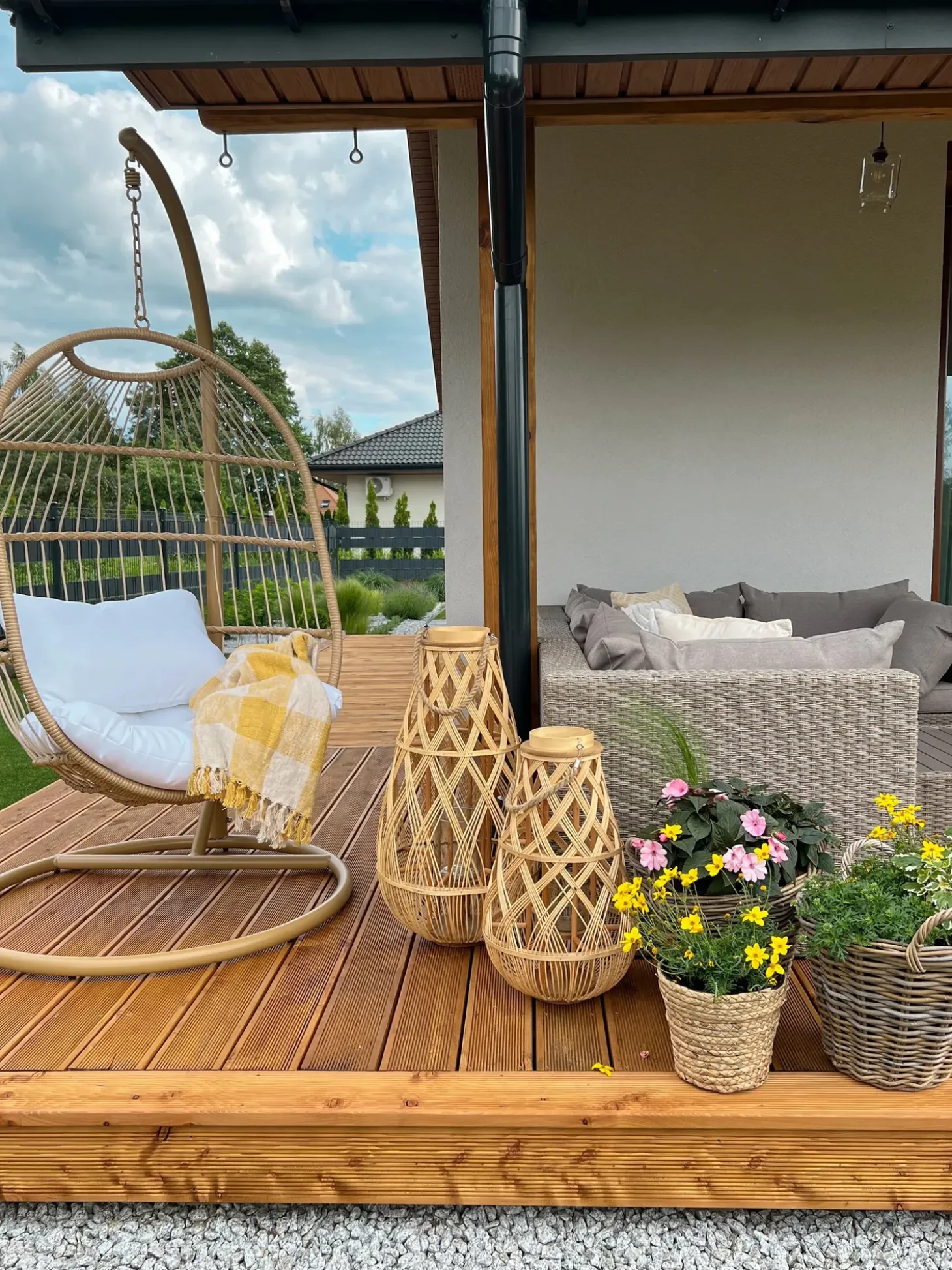 Lanterne TONGA Bambus 77 cm Naturlig