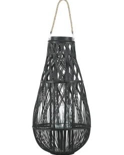 Lanterne TONGA Bambus 77 cm Sort
