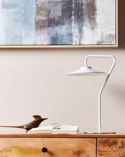 LED bordlampe GALETTI Metal Hvid
