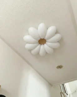 LED loftslampe Blomst TINAU Hvid