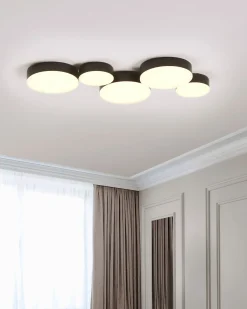 LED loftslampe LUGA Metal Sort
