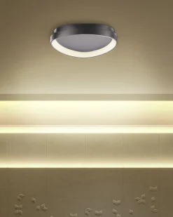LED loftslampe NANDING Metal Sort