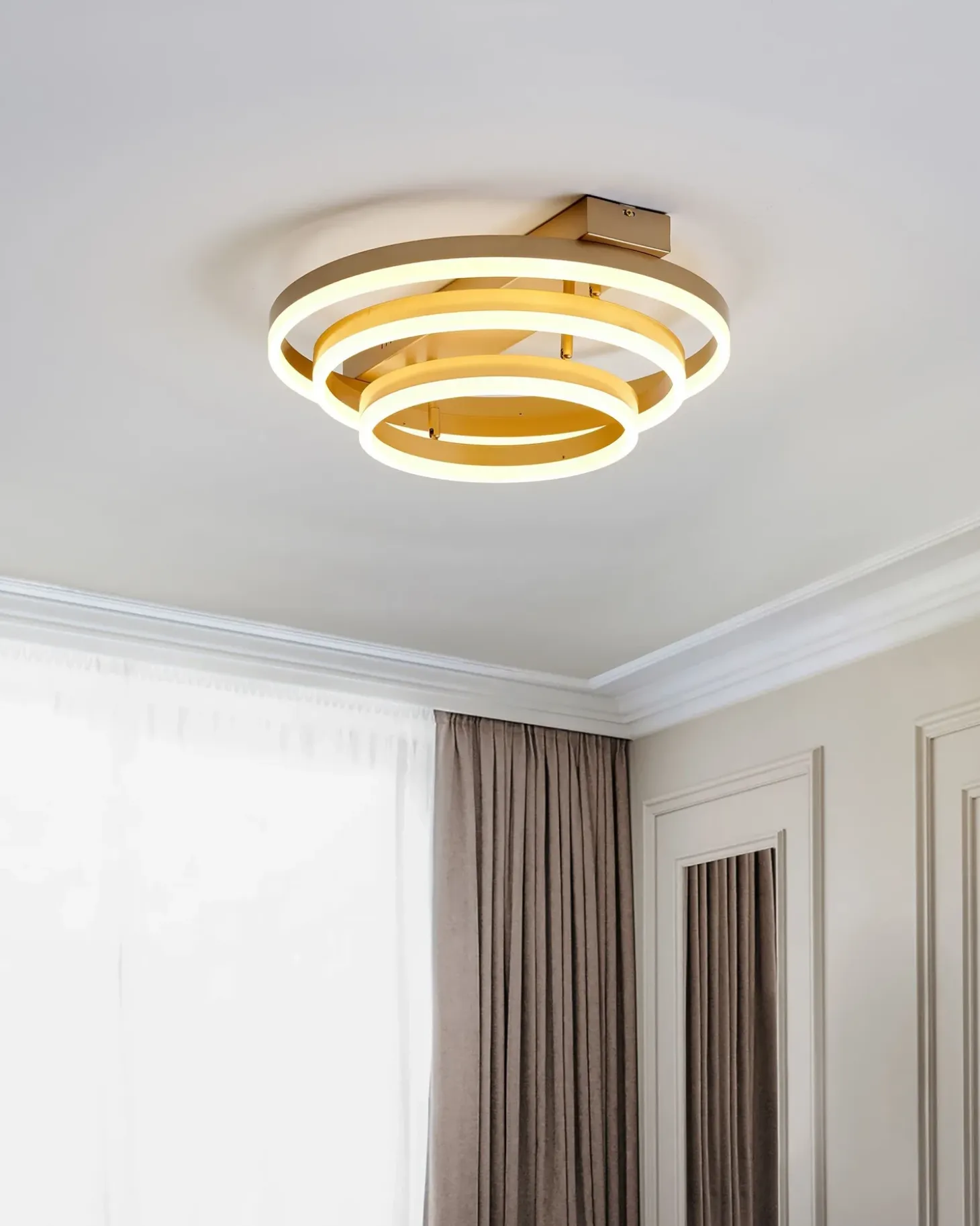 LED loftslampe NORE Guld