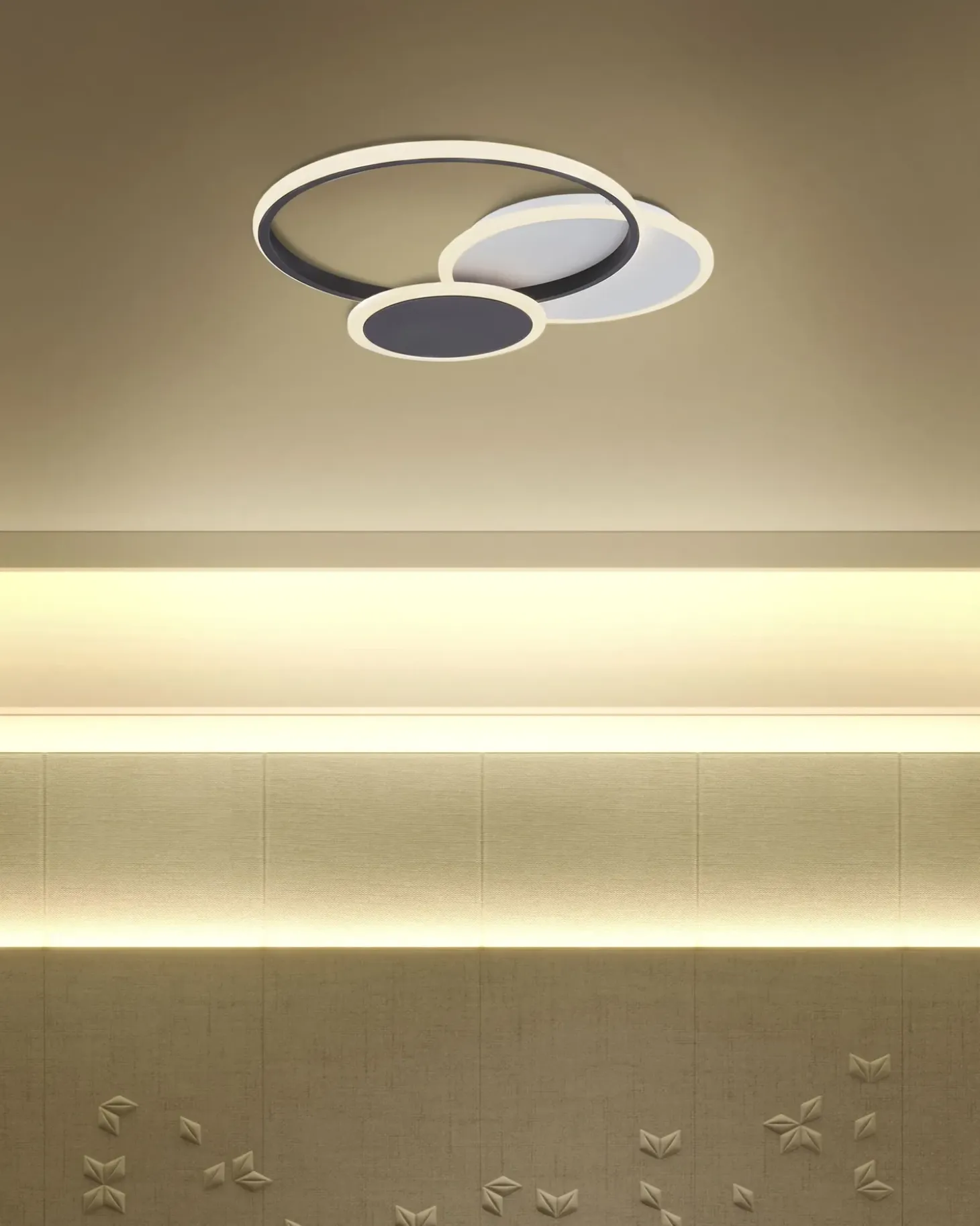 LED loftslampe ZAMI Metal Sort