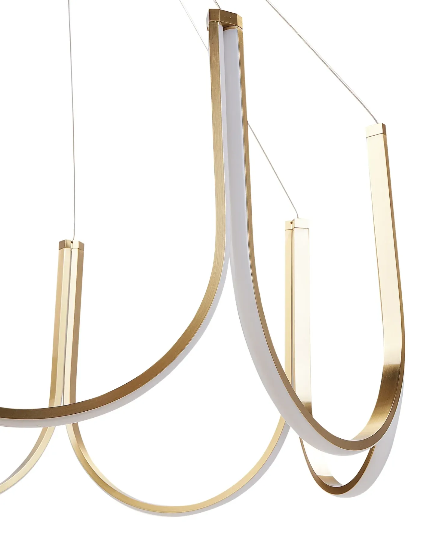 LED lysekrone PERQUENO Metal Guld