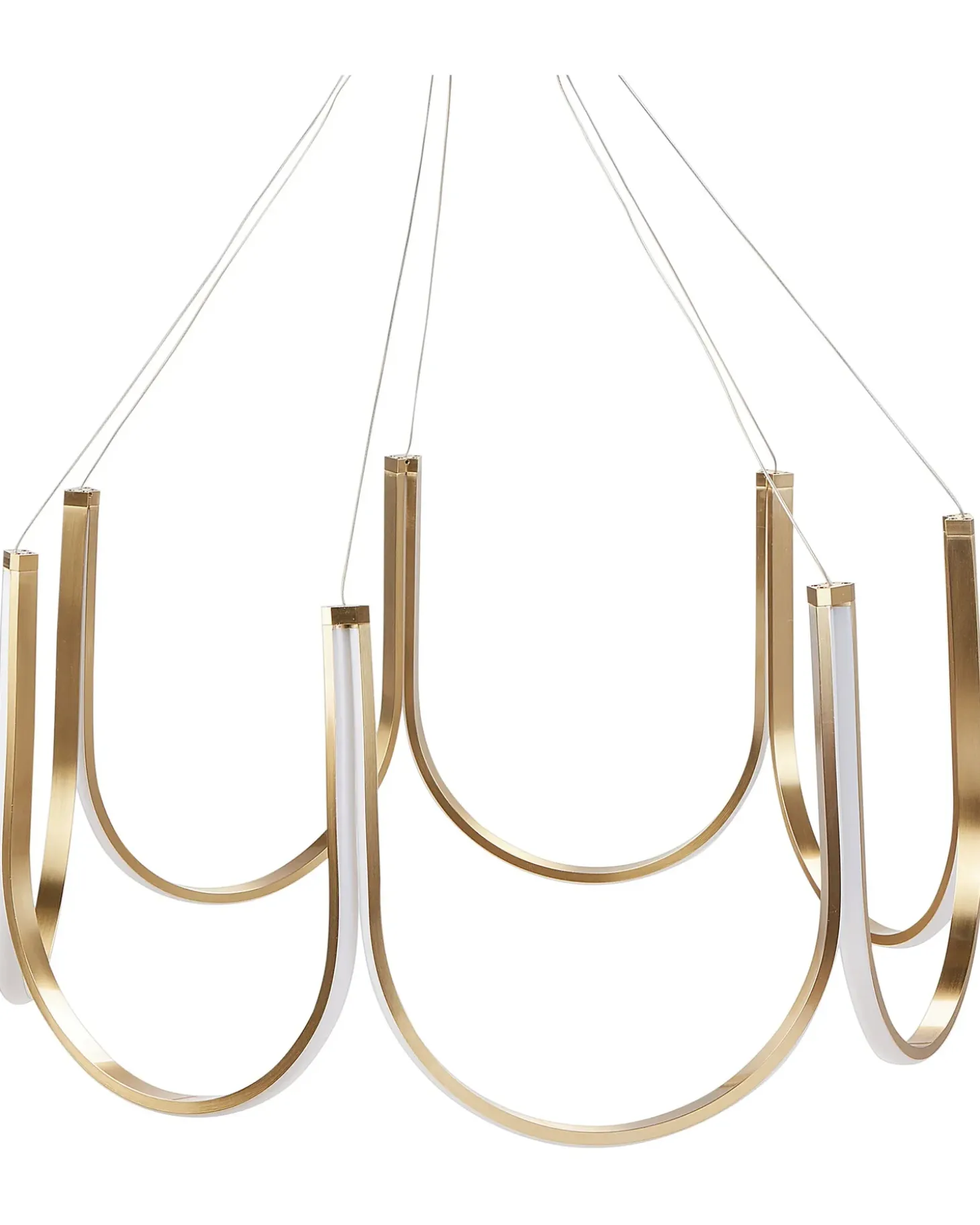 LED lysekrone PERQUENO Metal Guld