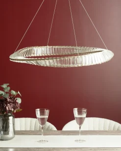 LED lysekrone ROSENDE Metal Guld