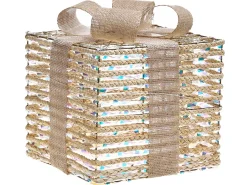 LED MOSSO Julegaver 20/25/30 cm Beige